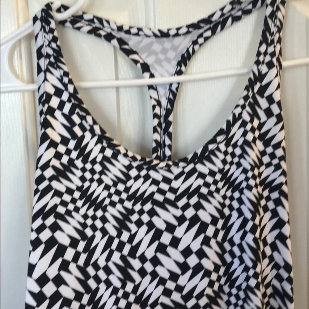 Nike Dri-Fit Black/ White Work Out Tank Top